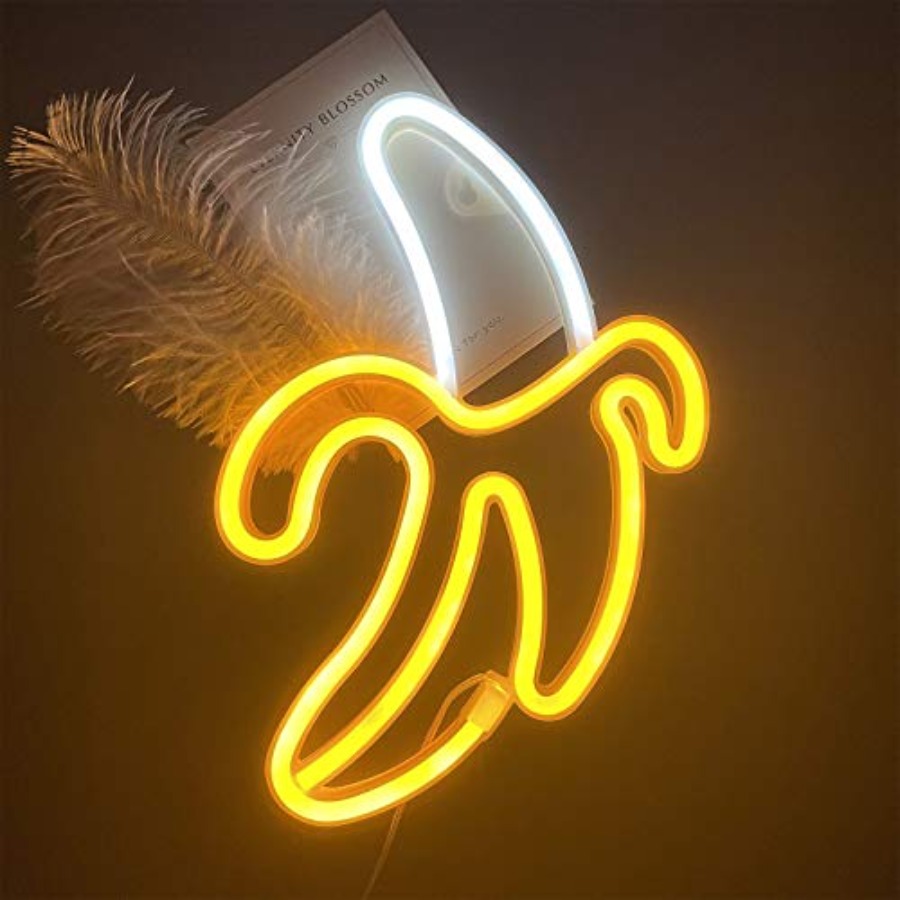Up Lighting Decor - Banana Neon Signs, Banana Neon Light