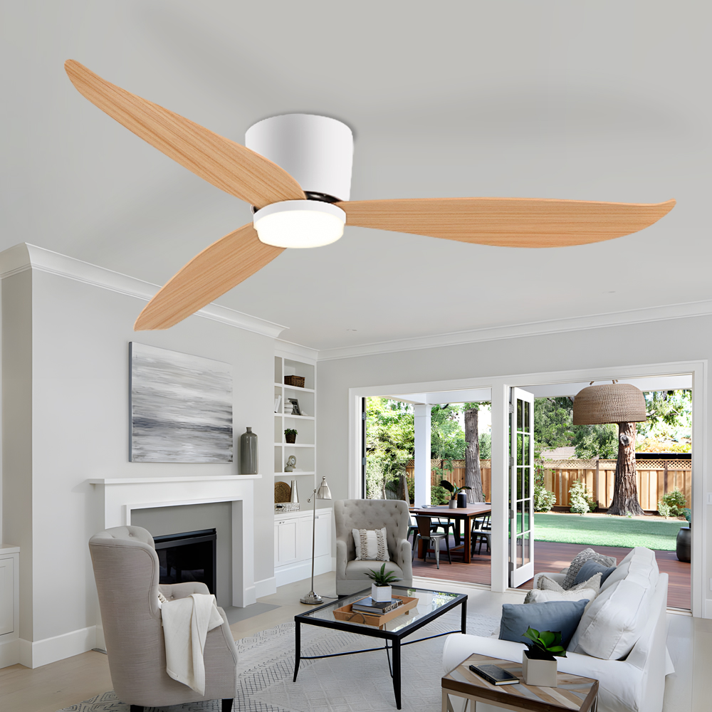 Decor Lighting Fans - Intelligent LED Ceiling Chandelier, Remote Dimming