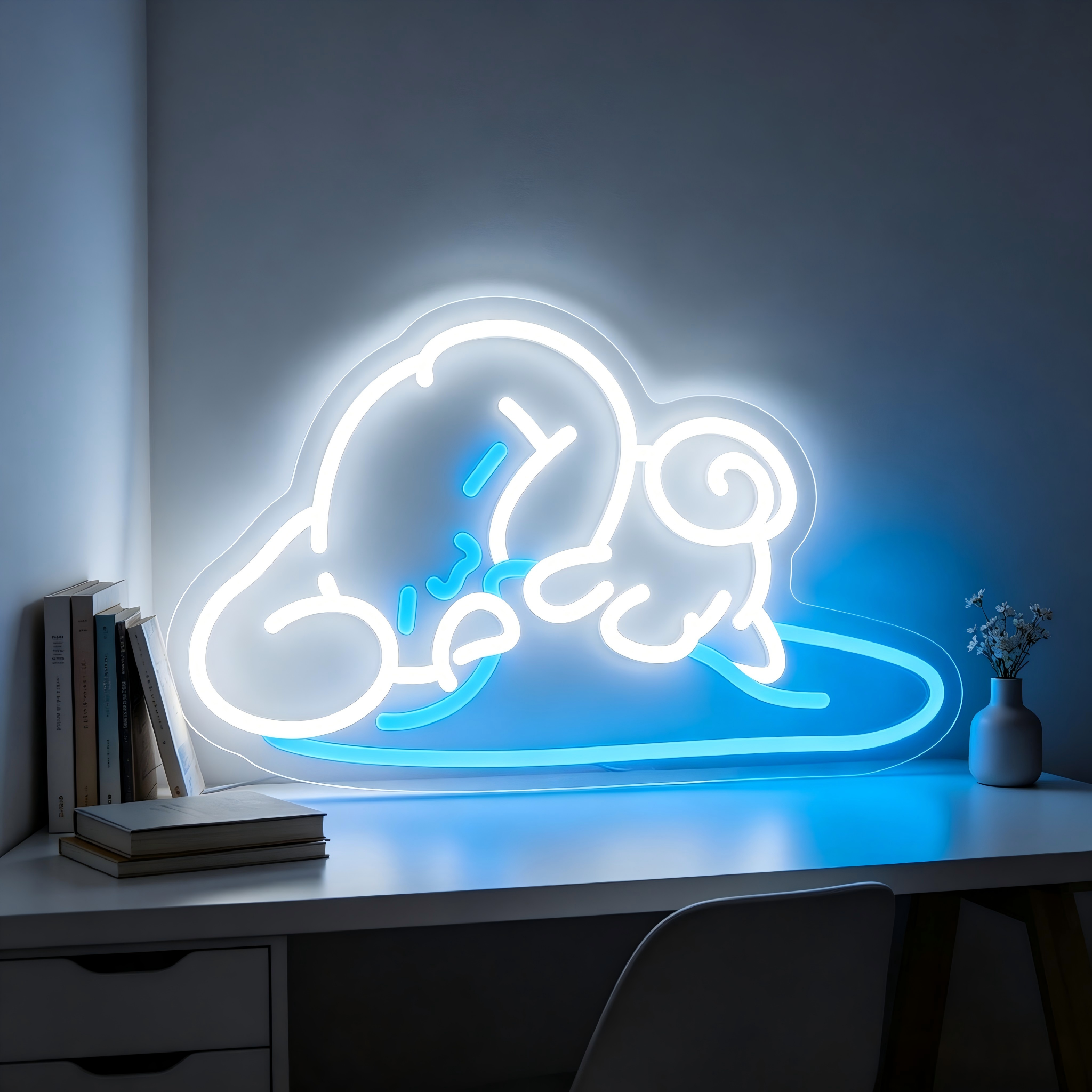 Lighting Room Decor Items - Sleeping Cinnamoroll Neon Sign Dimmable USB