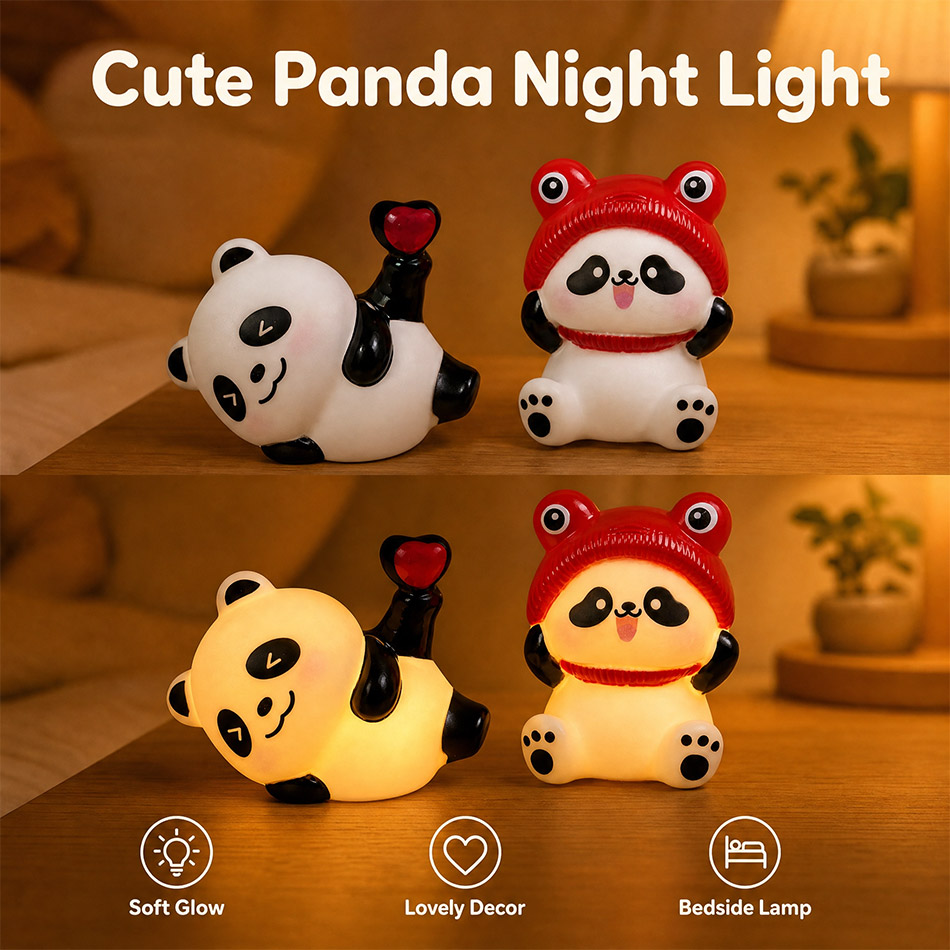 Lighting Room Decor Items - 2026 New Panda LED Night Light