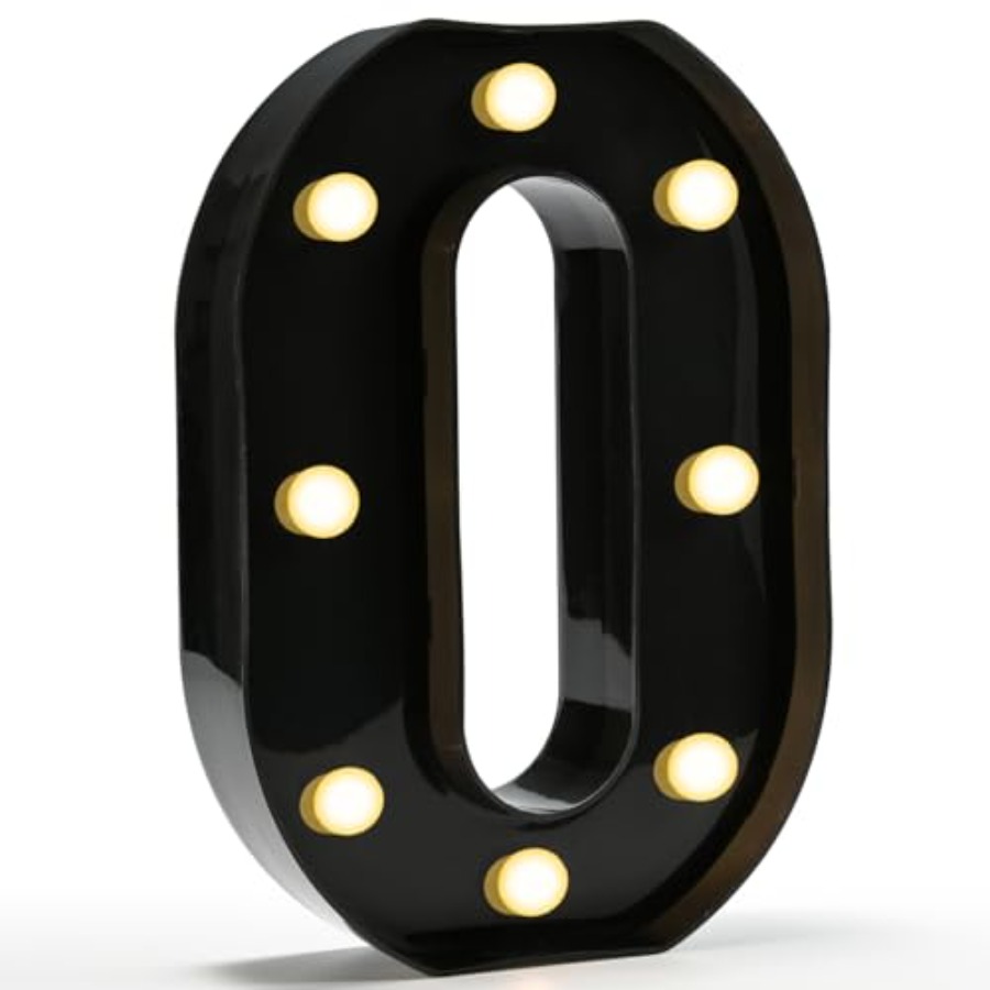 Up Lighting Decor - Decorative Led Light Up Number Letters