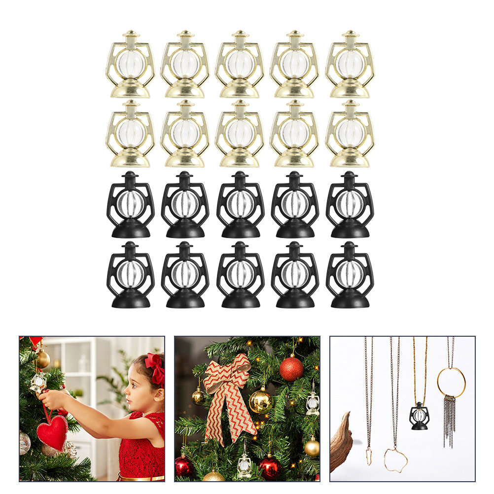 Pendant Lighting Christmas Decor - 40Pcs Artificial Xmas Oil Lamp Pendant