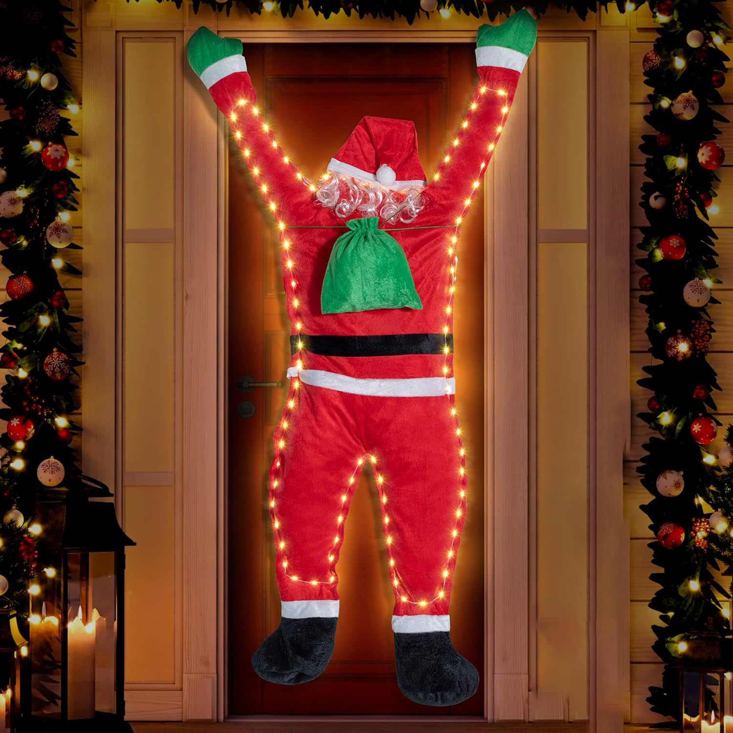 Light Up Santa Claus Santa Cla - Pendant Lighting Christmas Decor のレビューと価格