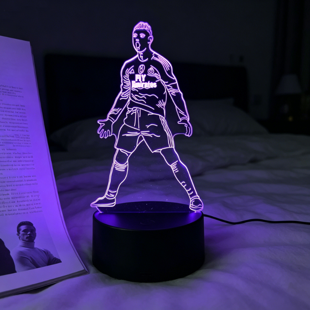 Footballer Lionel Messi 3D Acr - Lighting Room Decor Items のレビューと価格