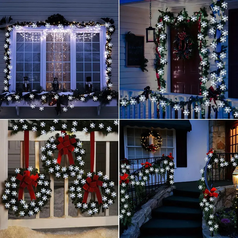 10/6/3/1.5m Battery Snowflake  - Lighting Decoration For Wedding のレビューと価格