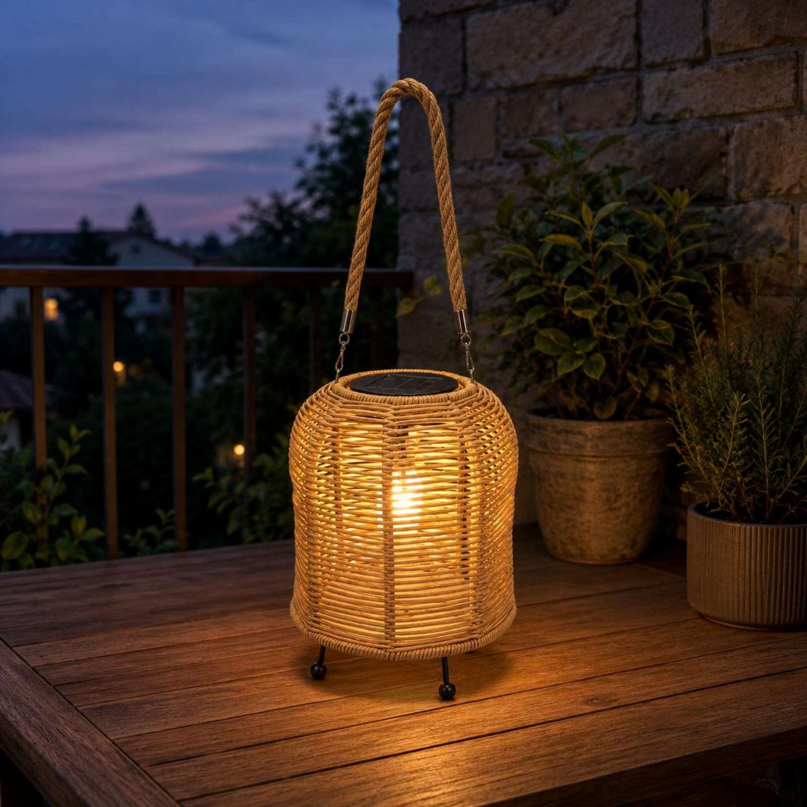 Handwoven Solar Lantern Braide - Restaurant Lighting Decoration のレビューと価格