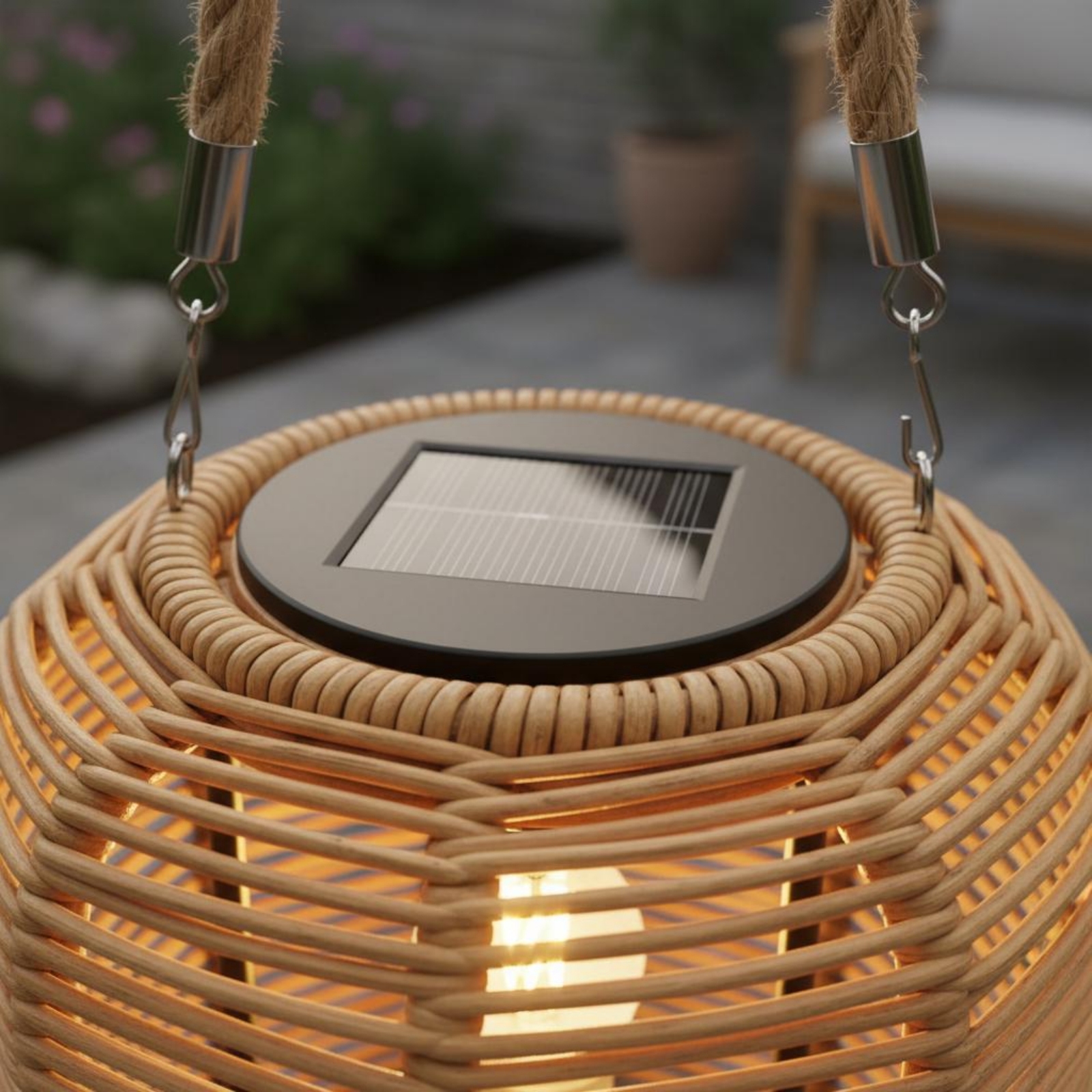 Handwoven Solar Lantern Braide - Restaurant Lighting Decoration のレビューと価格