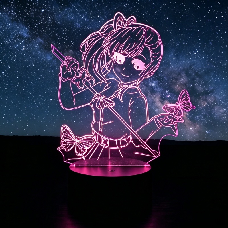 Anime Demon Slayer 3D Illusion - Decor Lighting Fans のレビューと価格