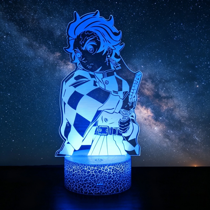 Anime Demon Slayer 3D Illusion - Decor Lighting Fans のレビューと価格