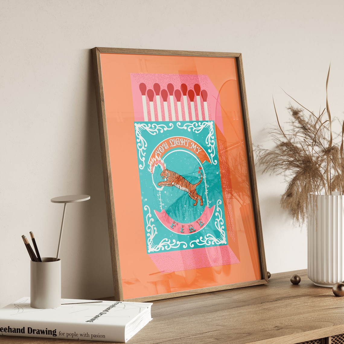 You Light My Fire Orange Match - Lighting Decor Living Room のレビューと価格