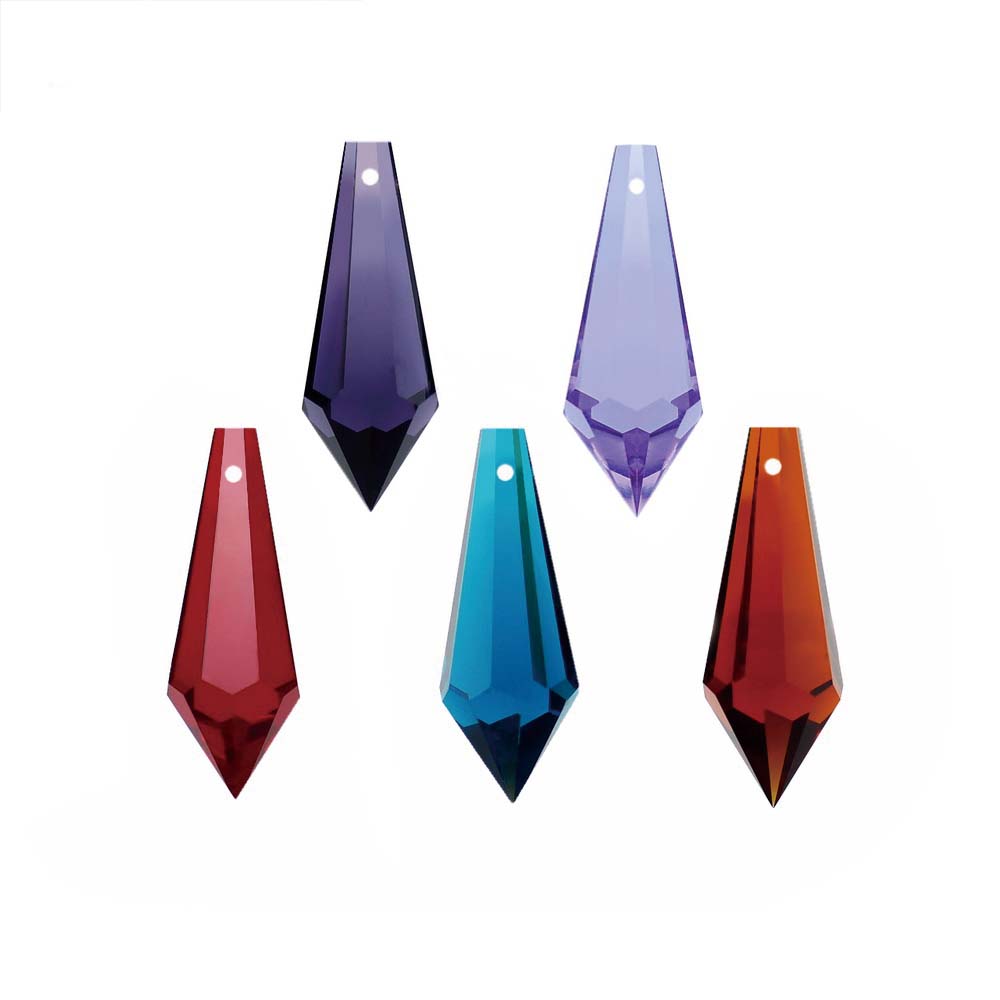 38mm Mix Color Crystal Icicle  - Pendant Lighting Christmas Decor のレビューと価格