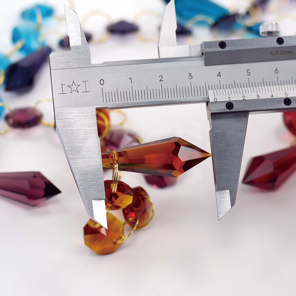 38mm Mix Color Crystal Icicle  - Pendant Lighting Christmas Decor のレビューと価格