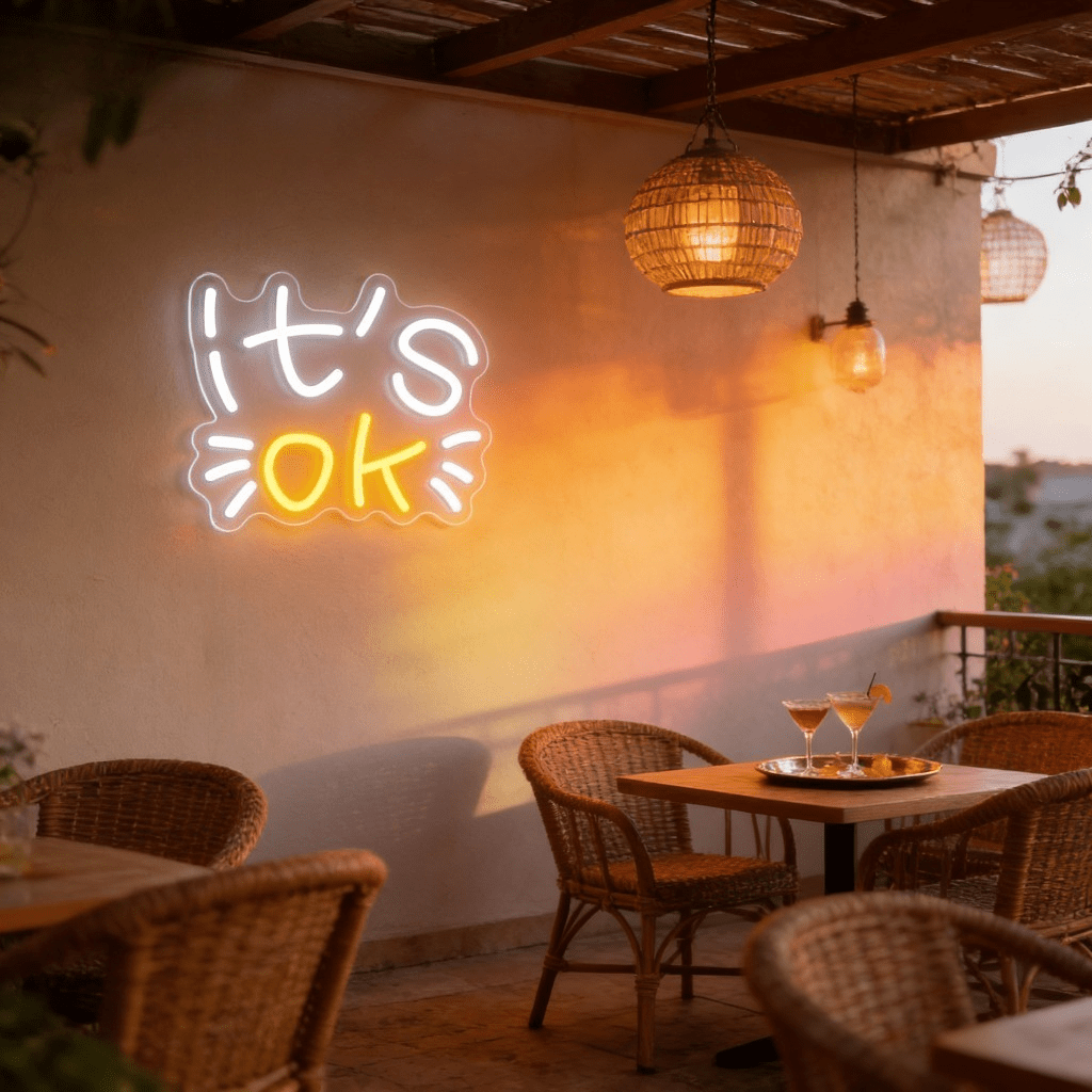 It's OK Neon Sign LED Night Li - Ok Lighting Decor のレビューと価格