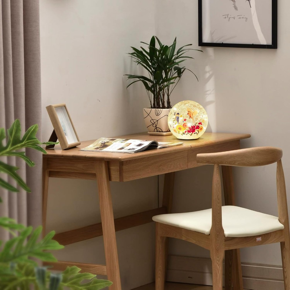 Crackle Glass LED Night Light  - Decor Lighting Pack のレビューと価格