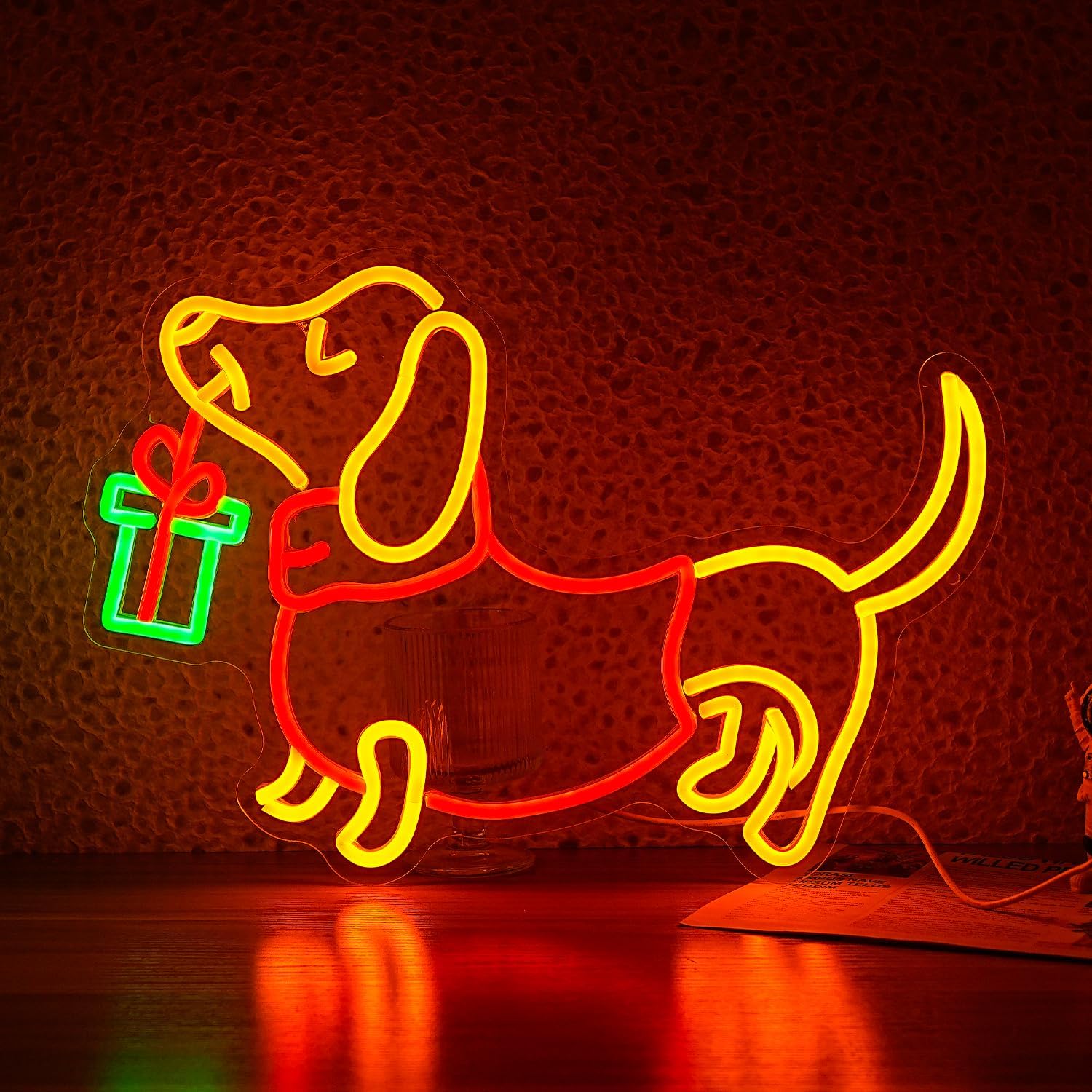 USB Dimmable Dachshund Neon Si - Lighting Decoration Ideas For Home のレビューと価格