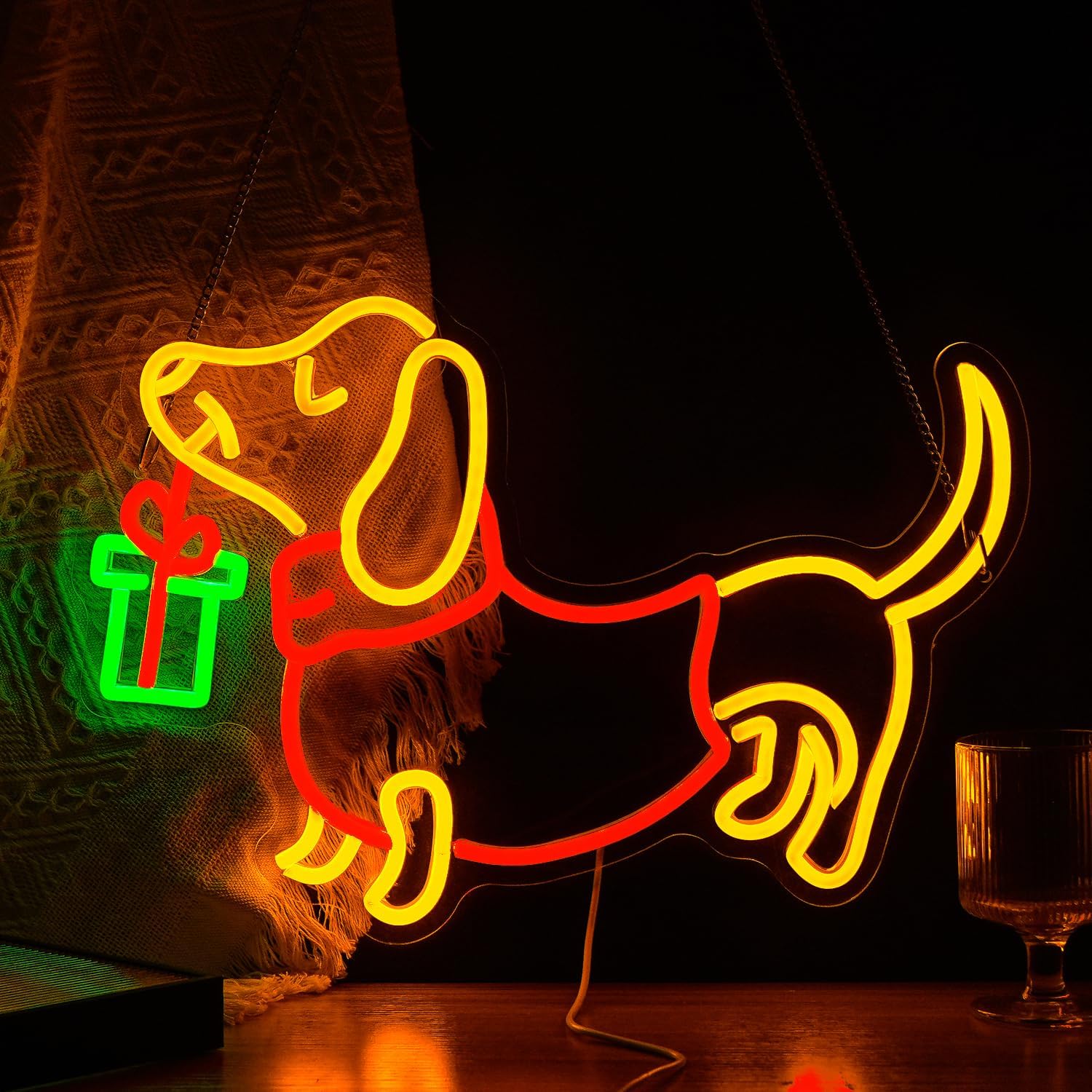 USB Dimmable Dachshund Neon Si - Lighting Decoration Ideas For Home のレビューと価格