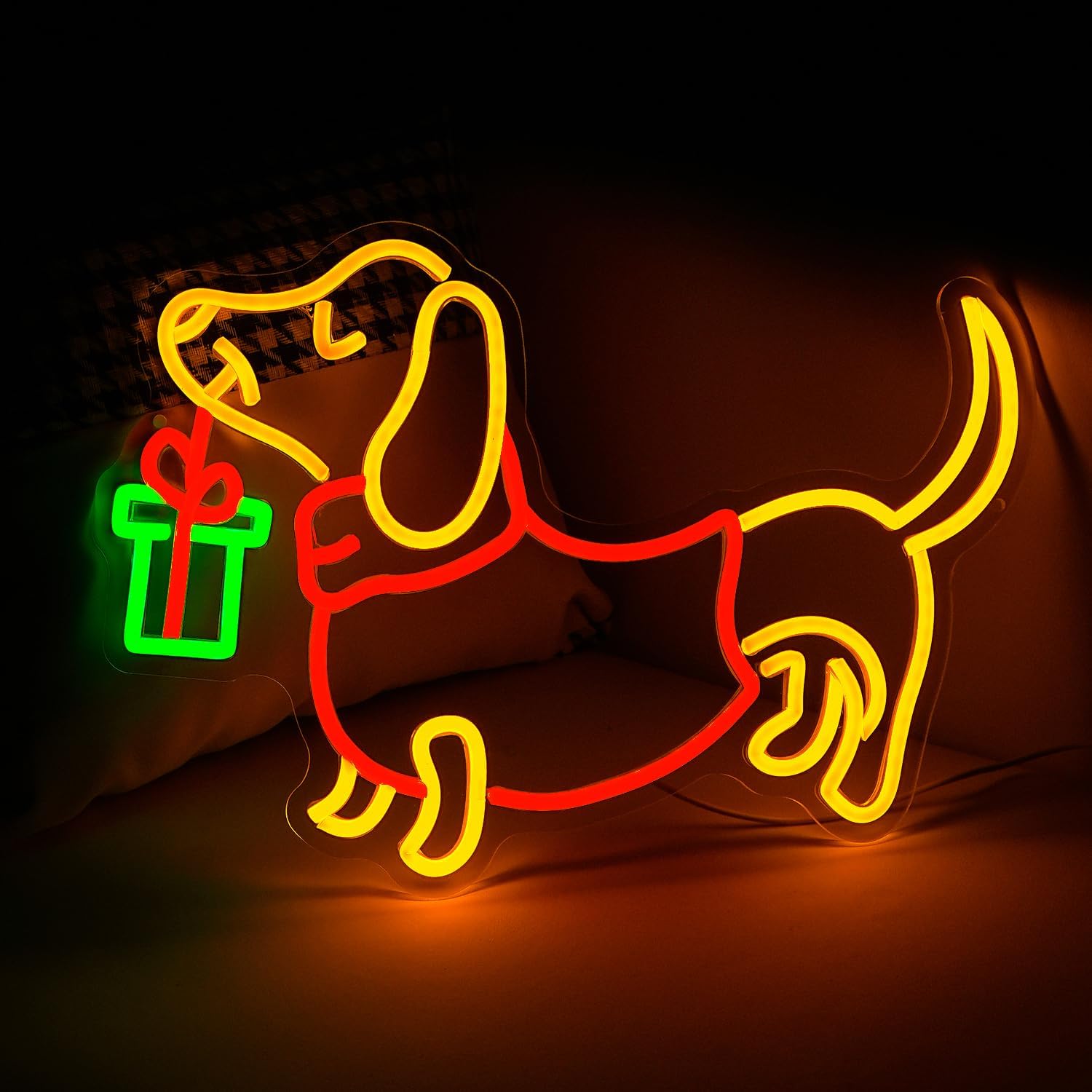USB Dimmable Dachshund Neon Si - Lighting Decoration Ideas For Home のレビューと価格