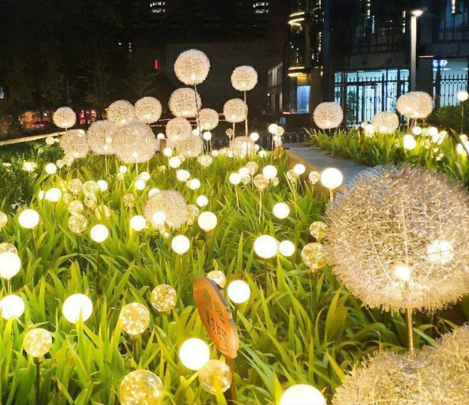 10 Combo Solar Dandelion Ball  - Lighting Decoration For Wedding のレビューと価格