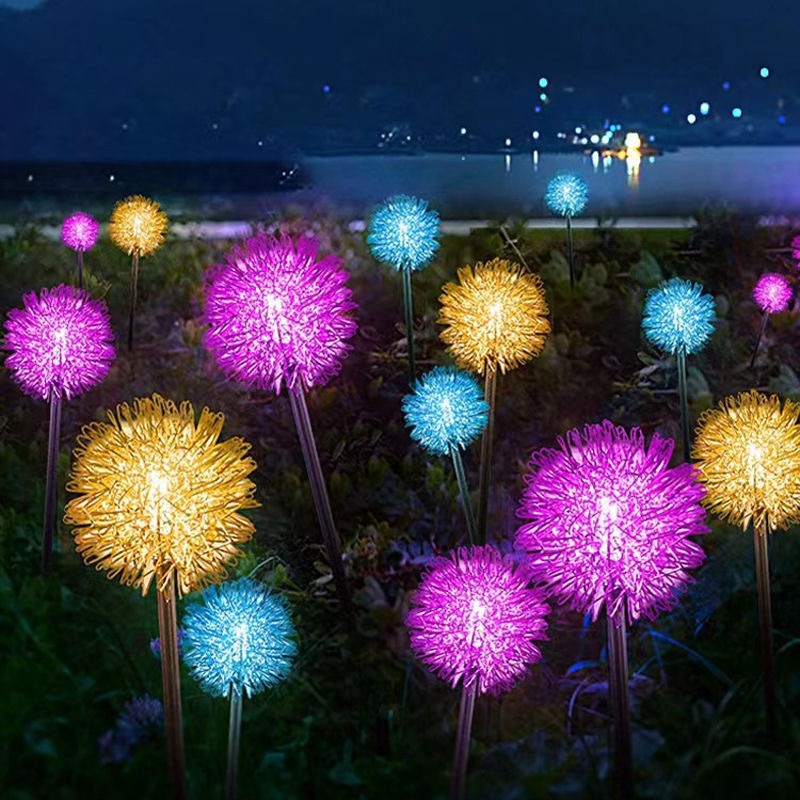 10 Combo Solar Dandelion Ball  - Lighting Decoration For Wedding のレビューと価格