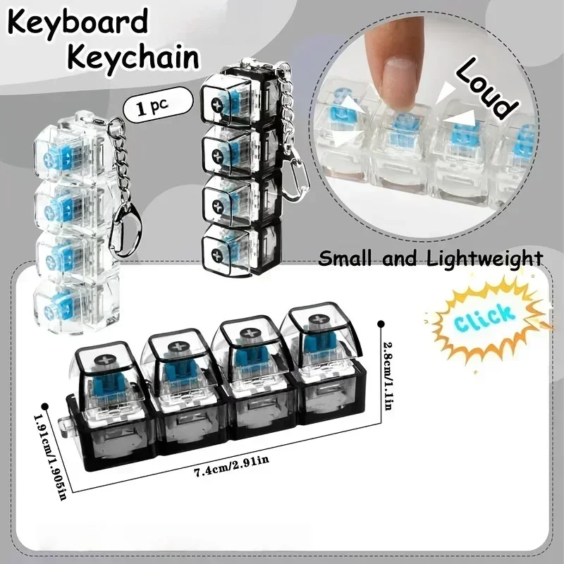 LED Light-Up Keychain Keyboard - Up Lighting Decor のレビューと価格
