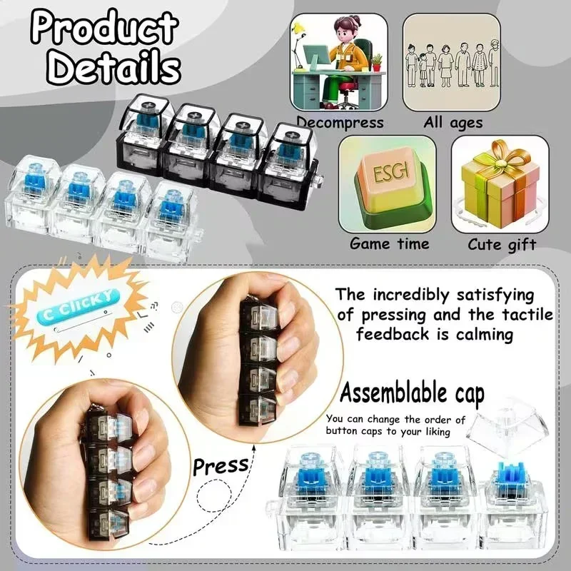 LED Light-Up Keychain Keyboard - Up Lighting Decor のレビューと価格