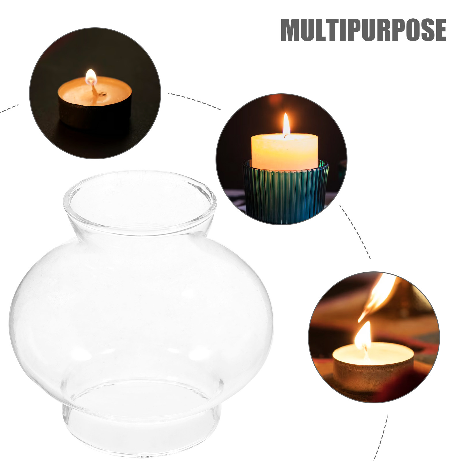 Retro Clear Glass Lampshade fo - Lighting Decor Living Room のレビューと価格
