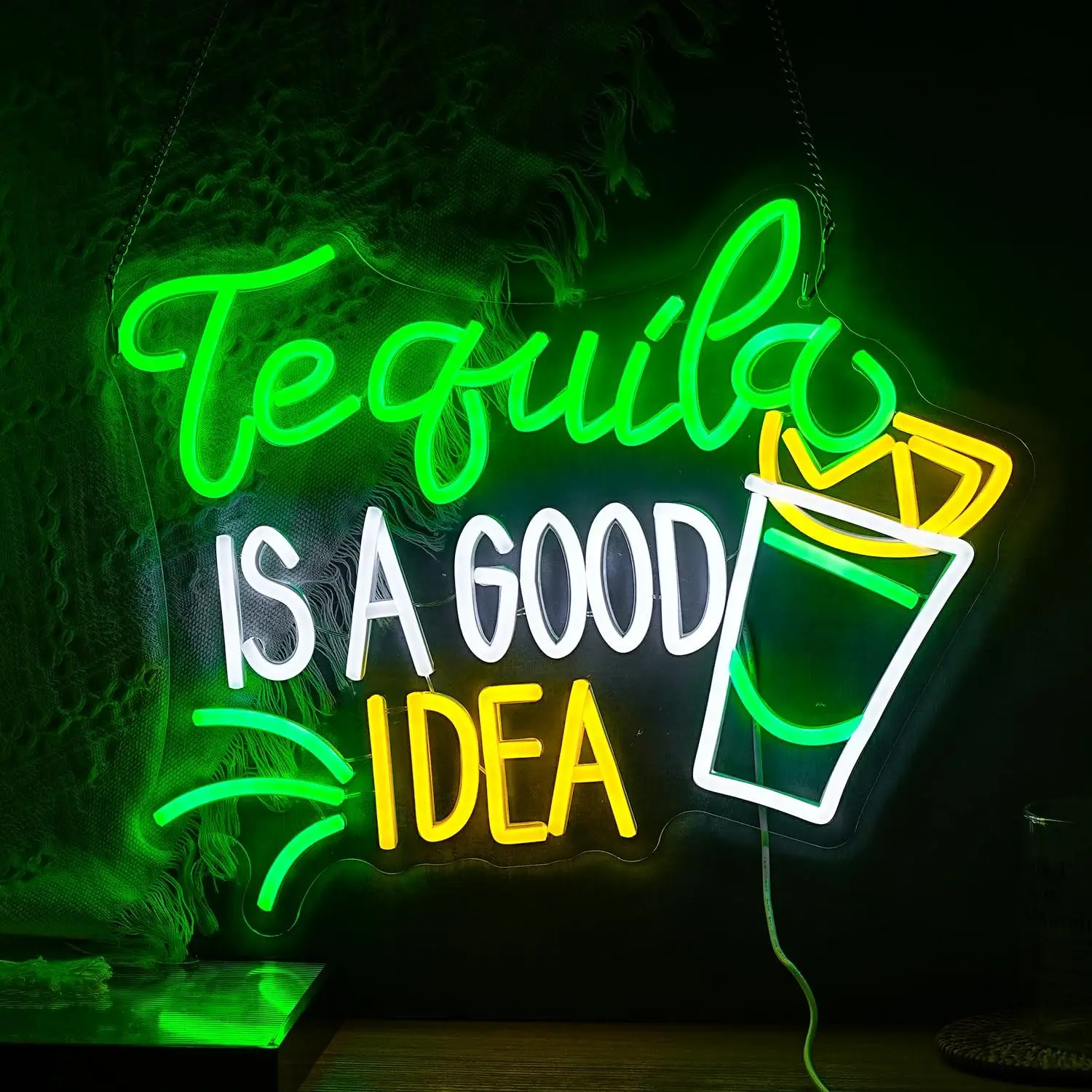 Tequila Is A Good Idea Neon Si - Lighting Decoration Ideas For Home のレビューと価格