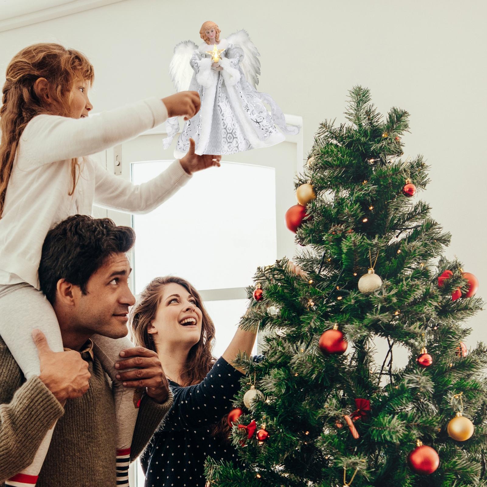 Christmas Tree Angel Decoratio - Pendant Lighting Christmas Decor のレビューと価格