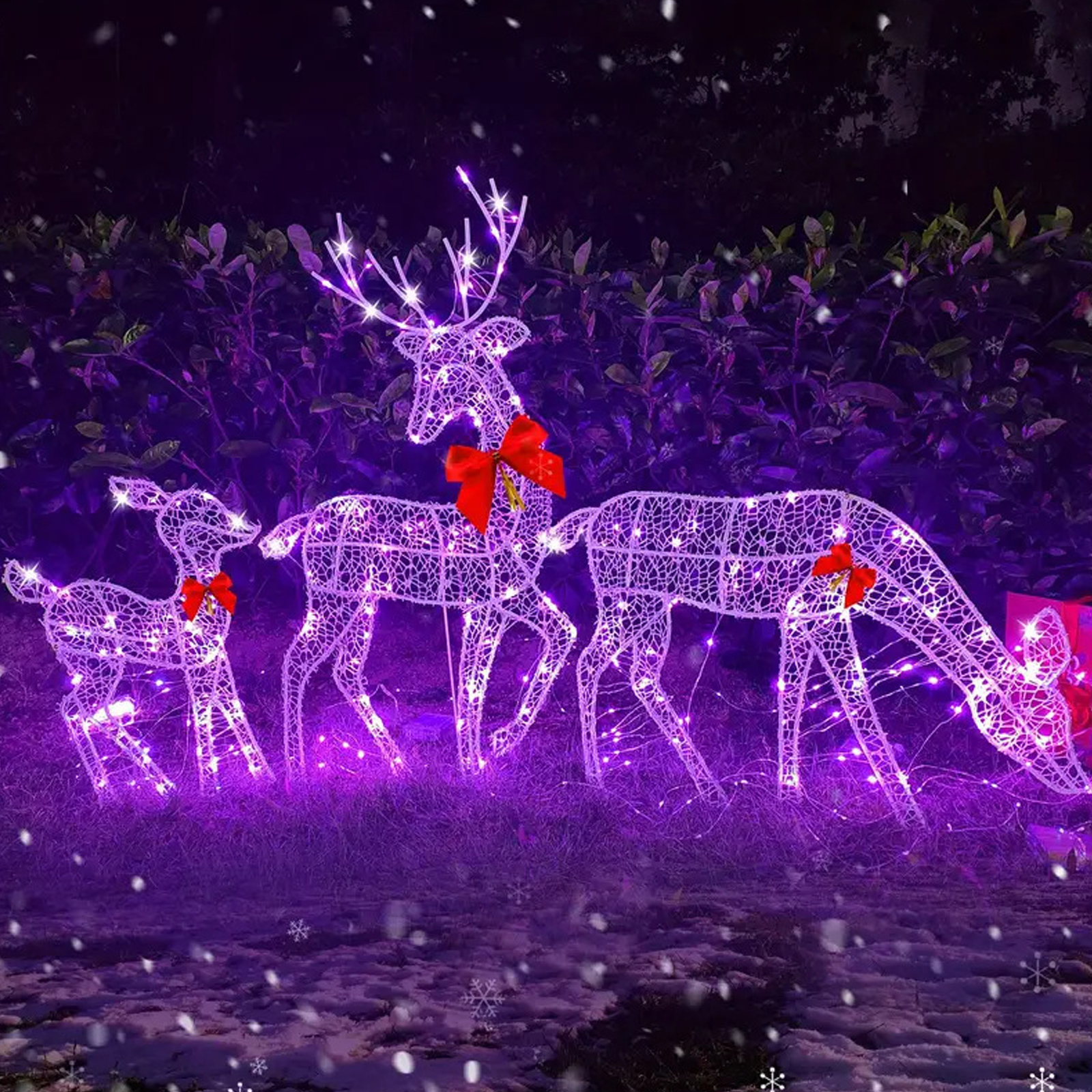 2D Lighted Reindeer Christmas  - Up Lighting Decor のレビューと価格