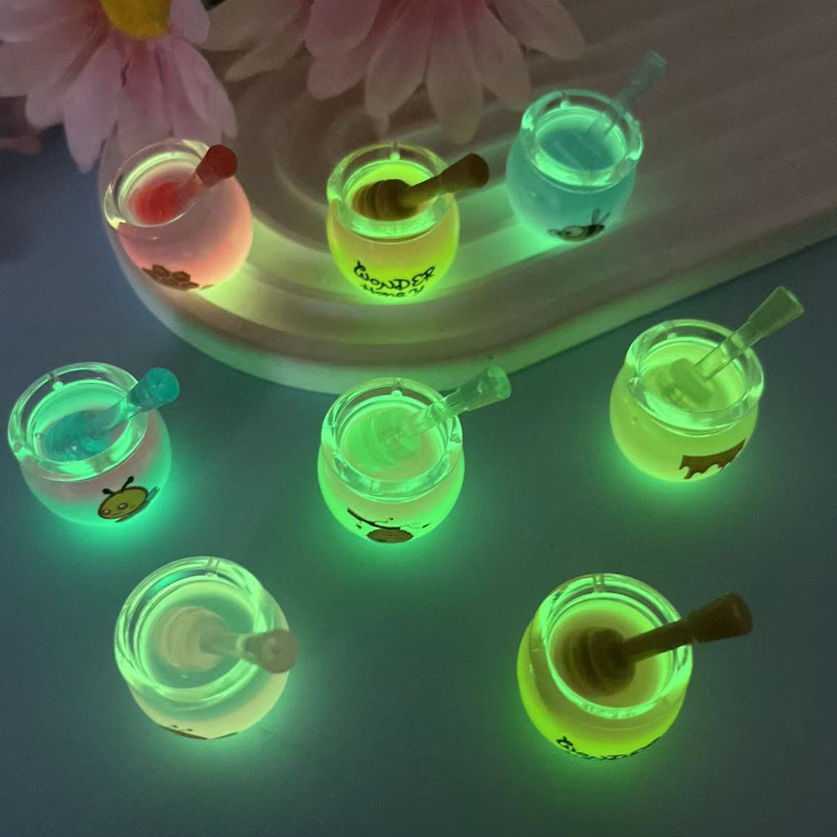 10pcs Cartoon Mini Luminous Or - Pendant Lighting Christmas Decor のレビューと価格