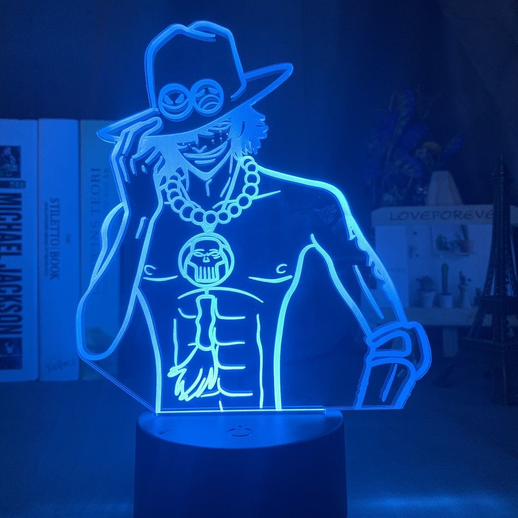 One Piece Ace Anime Cartoon Cu - Up Lighting Decor のレビューと価格