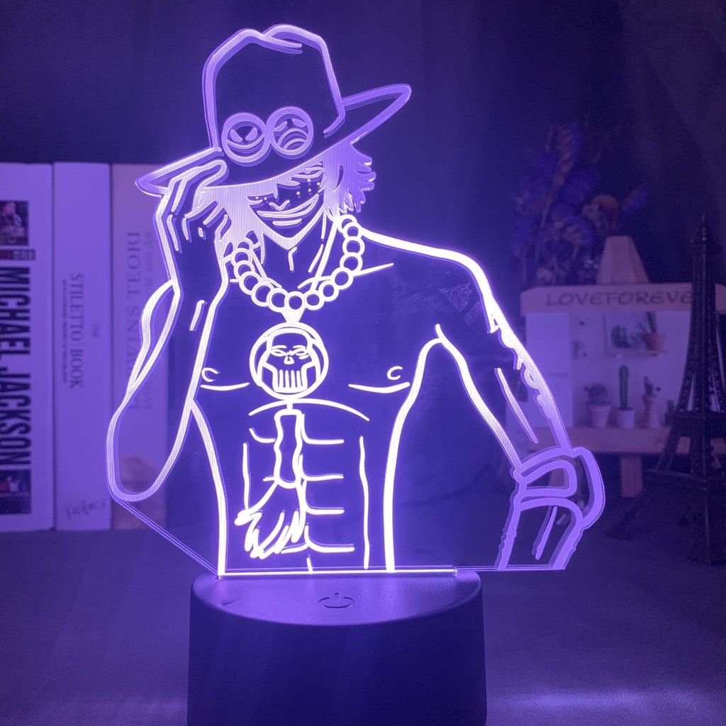 One Piece Ace Anime Cartoon Cu - Up Lighting Decor のレビューと価格