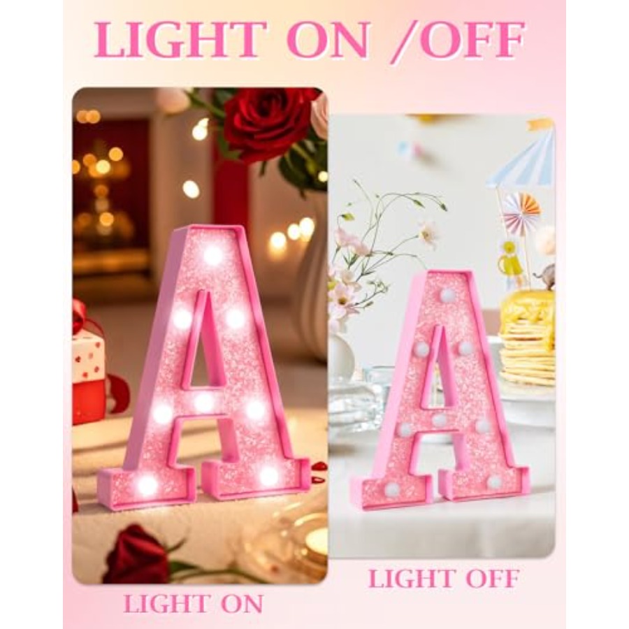 LED Marquee Light Up Letters Z - Up Lighting Decor のレビューと価格