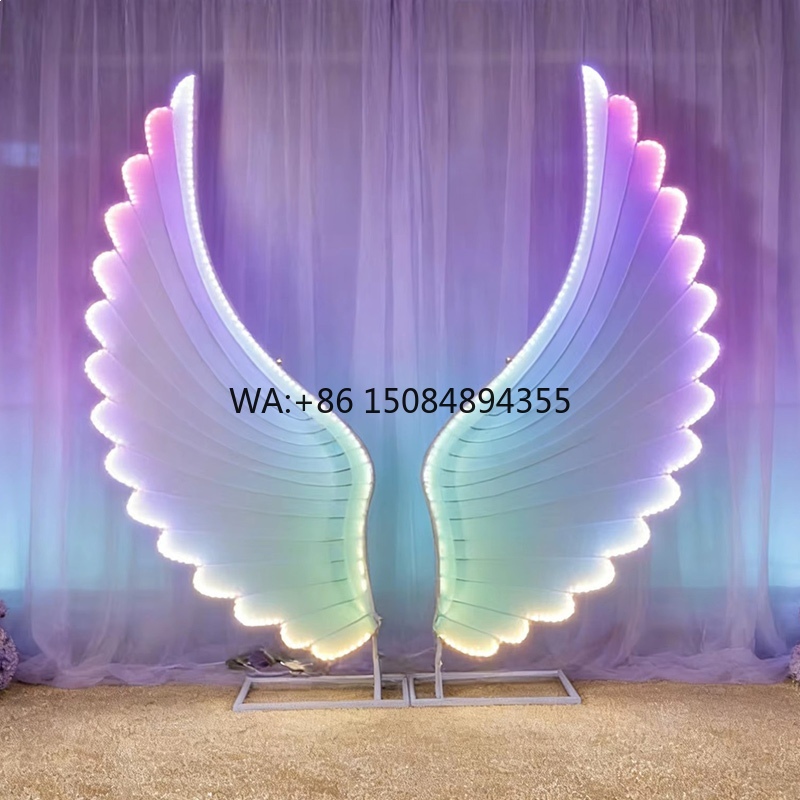 Glowing Angel Wings Light Prop - Lighting Decoration For Wedding のレビューと価格
