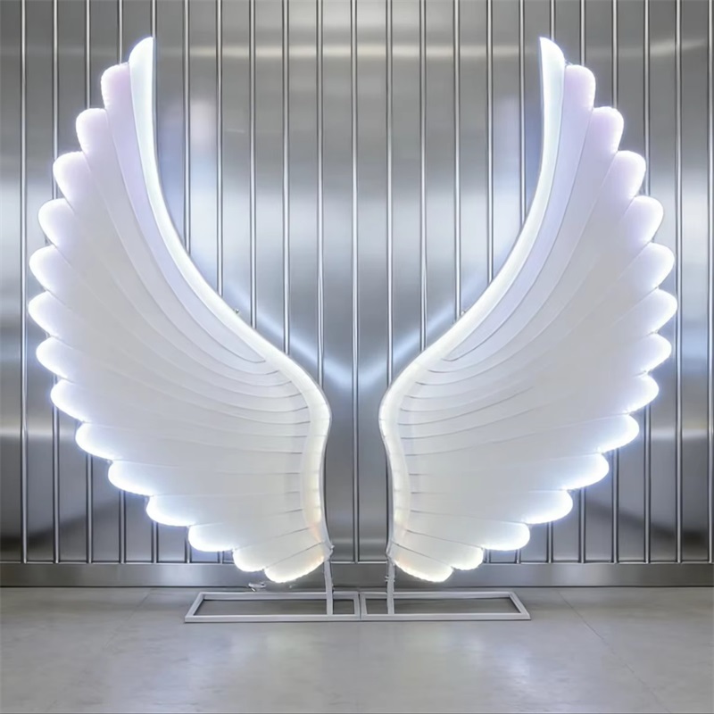 Glowing Angel Wings Light Prop - Lighting Decoration For Wedding のレビューと価格