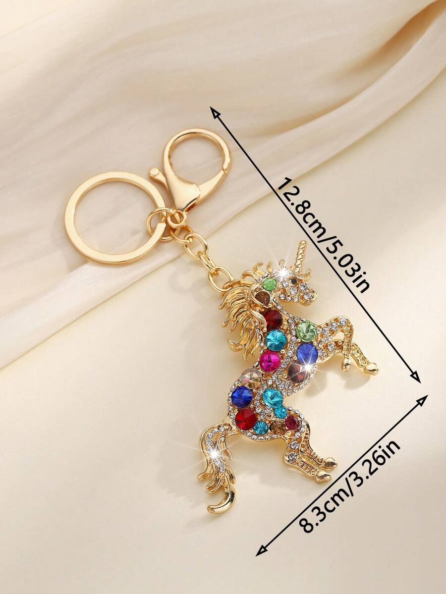 Fashion Rhinestone Unicorn Key - Pendant Lighting Christmas Decor のレビューと価格