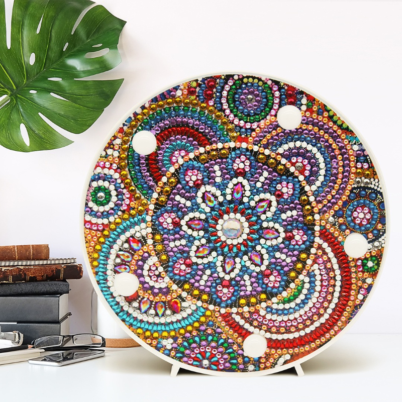 Mandala Round Circle DIY Diamo - Decor Lighting India のレビューと価格