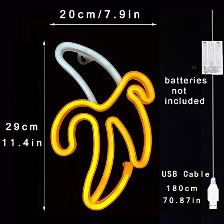 Banana Neon Signs, Banana Neon - Up Lighting Decor のレビューと価格