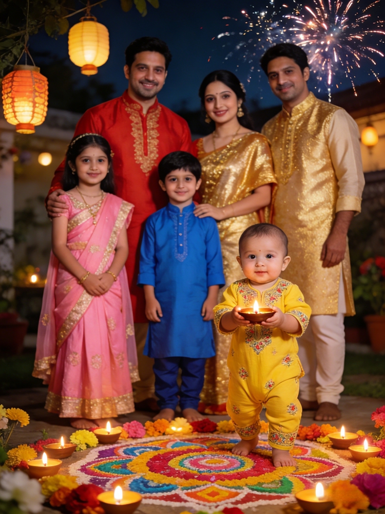 Happy Diwali Backdrop India Fe - Decor Lighting India のレビューと価格