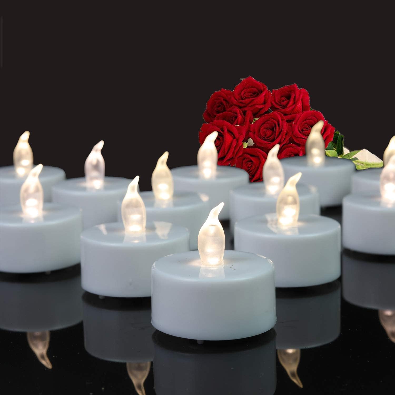 24 Pack Flameless LED Tea Ligh - Decor Lighting Pack のレビューと価格