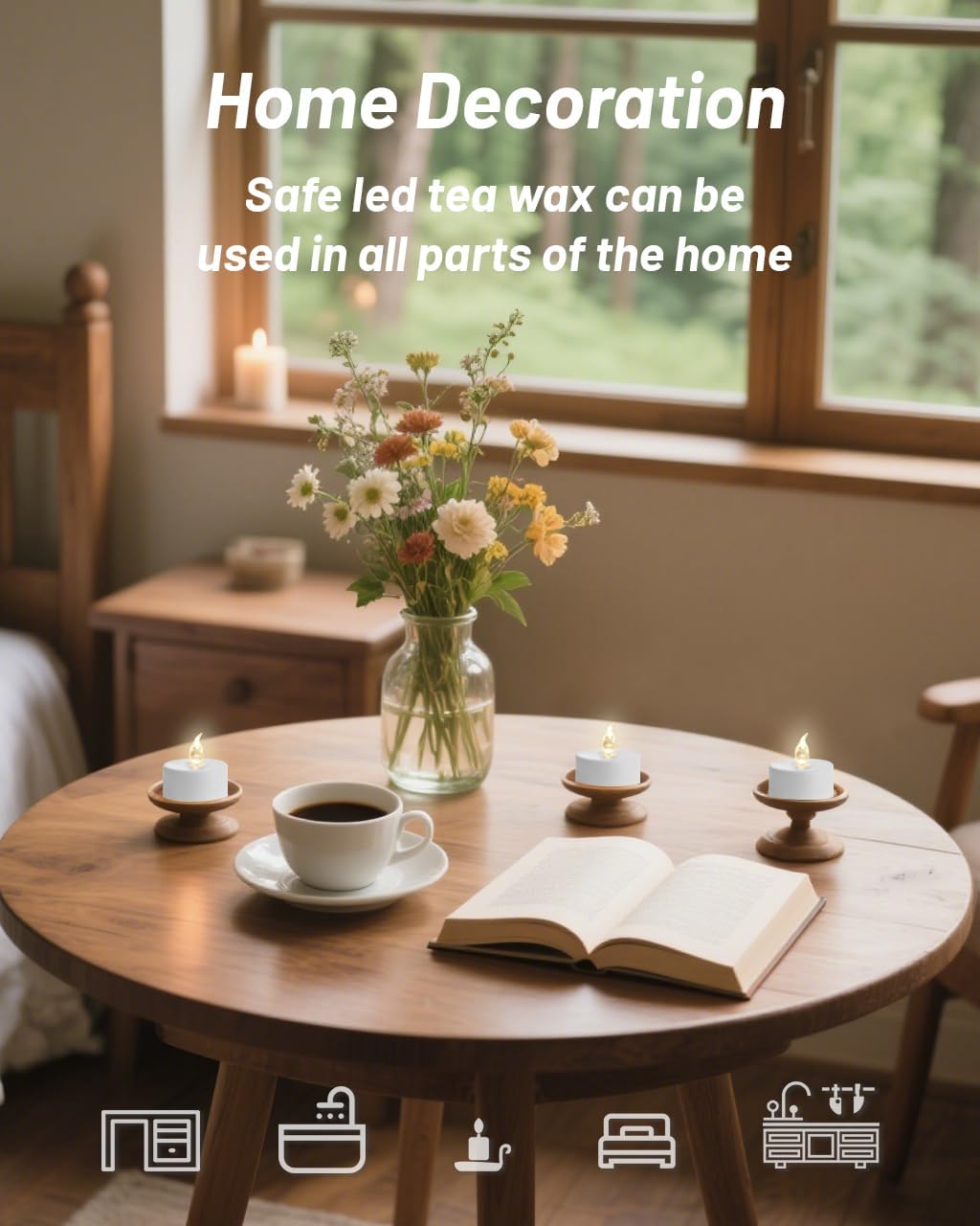 24 Pack Flameless LED Tea Ligh - Decor Lighting Pack のレビューと価格