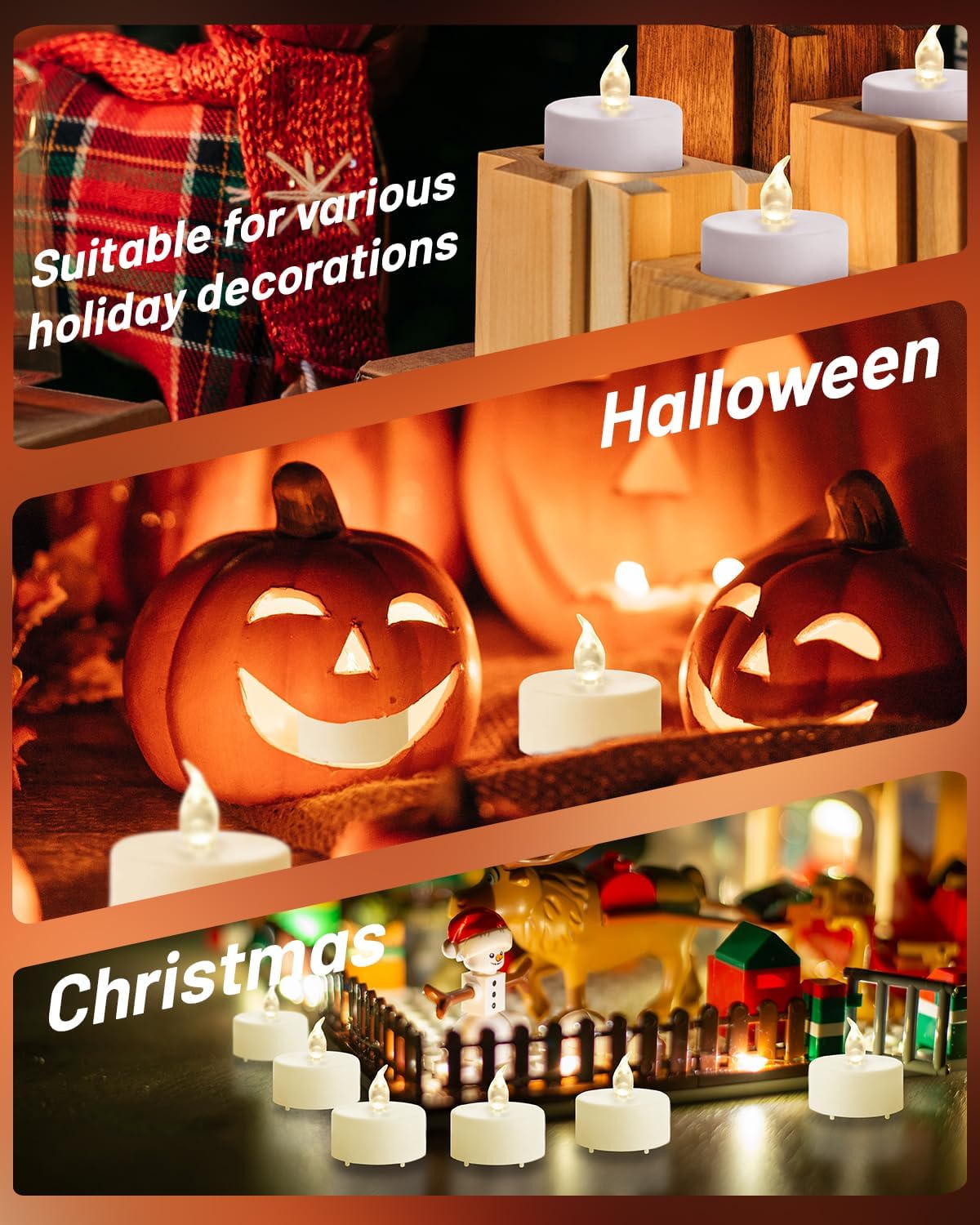24 Pack Flameless LED Tea Ligh - Decor Lighting Pack のレビューと価格