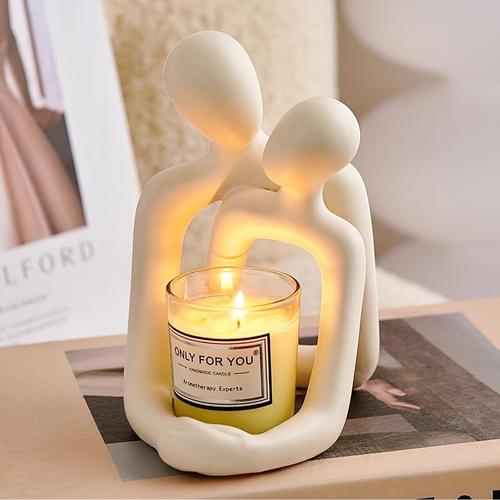 Abstract Couple Embracing Scul - Lighting Effect Home Decor のレビューと価格