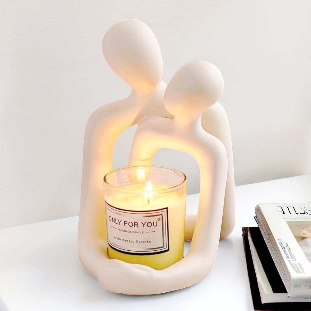 Abstract Couple Embracing Scul - Lighting Effect Home Decor のレビューと価格