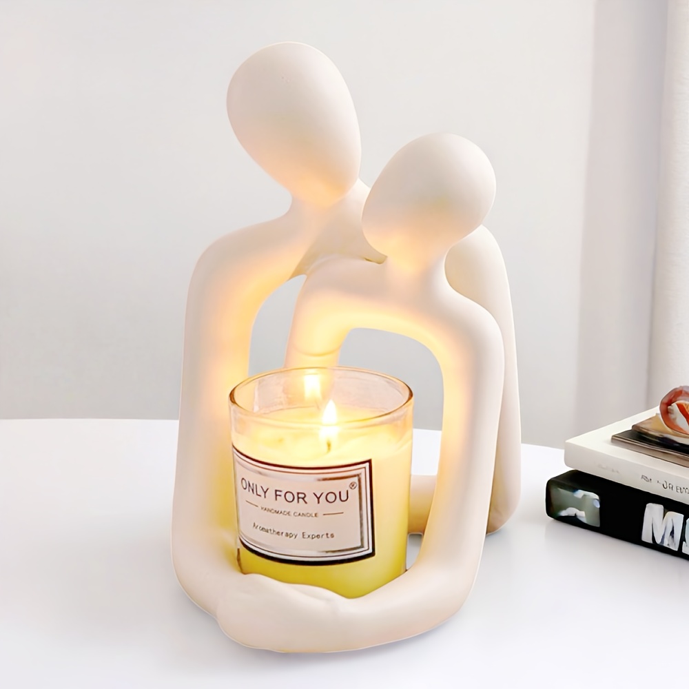 Abstract Couple Embracing Scul - Lighting Effect Home Decor のレビューと価格