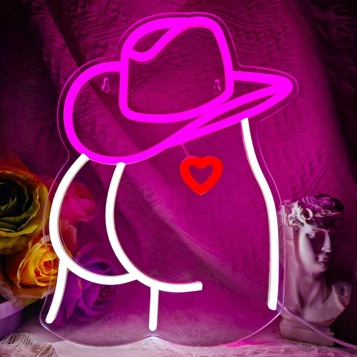 Cowgirl Neon Sign Dimmable LED - Lighting Decoration For Wedding のレビューと価格