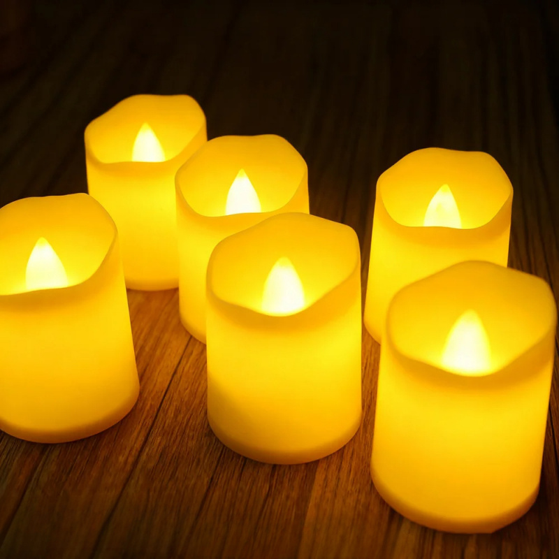 LED Candle with Tear-Effect, W - Lighting Effect Home Decor のレビューと価格