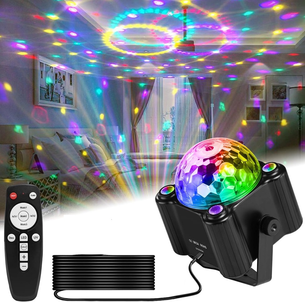 Party Lights Dj Disco Ball Lig - Lighting Effect Home Decor のレビューと価格
