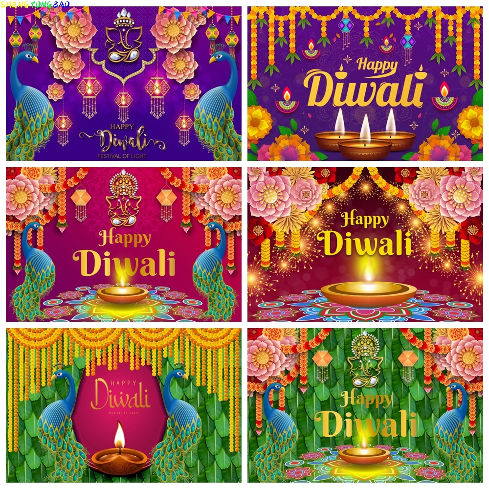 Happy Diwali Backdrop India Fe - Decor Lighting India のレビューと価格