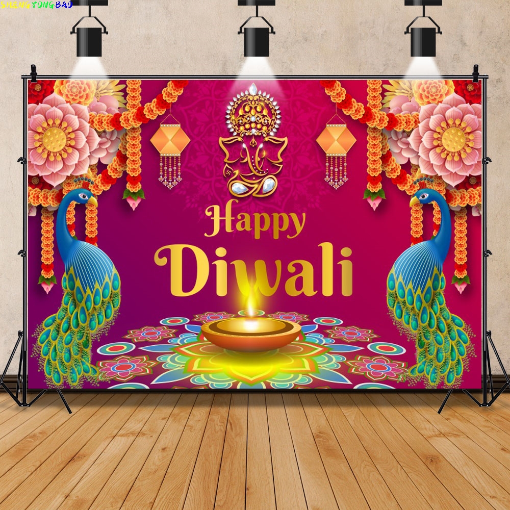 Happy Diwali Backdrop India Fe - Decor Lighting India のレビューと価格
